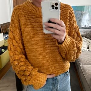 Yellow sweater